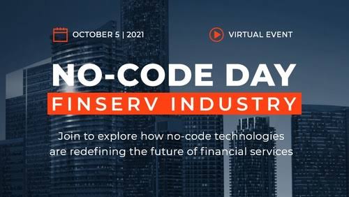 Creatio announce No-Code Event For Financial Services Industry