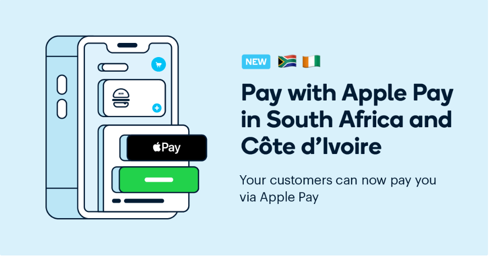 Paystack enables "Pay With Apple Pay" in Cote D'Ivoire and South Africa