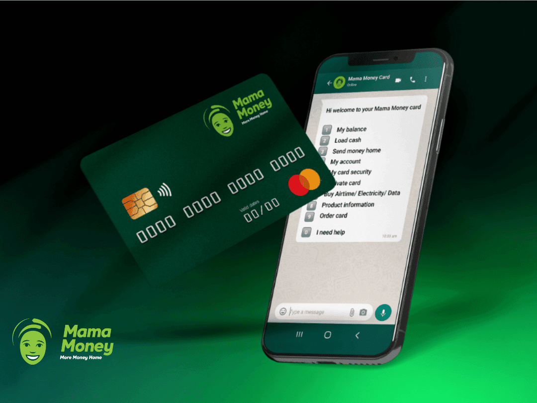 Mama Money launches WhatsApp banking card